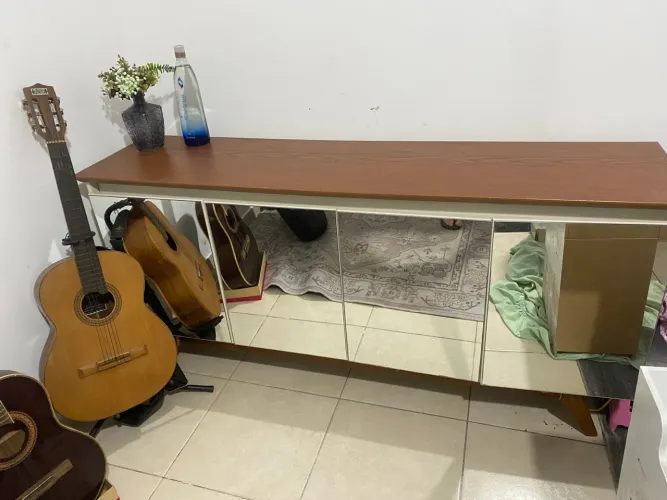 buffet pé palito 4 portas para sala