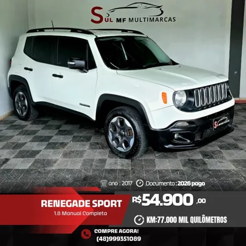 Jeep Renegade Sport 1.8 4X2 Flex 16V Mec. 2017