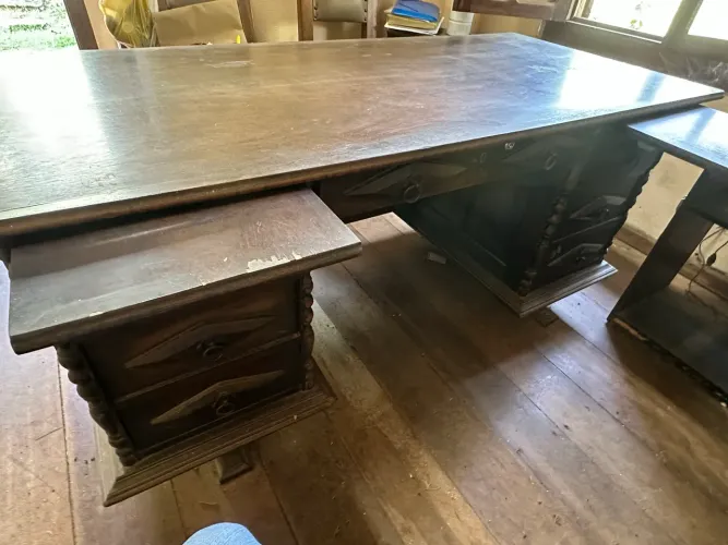 Mesa antiga escritório 