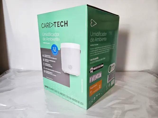 Umidificador de Ambiente CareTech 2,2L Bivolt NOVO