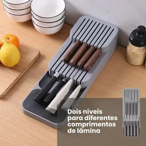 Organizador de talheres, facas