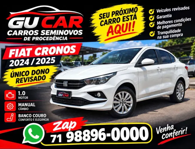 Fiat Cronos Drive 1.0 6V 2025