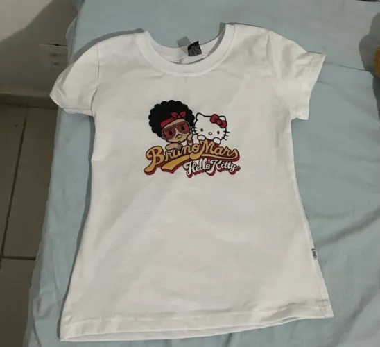 baby look bruno mars x hello kitty 