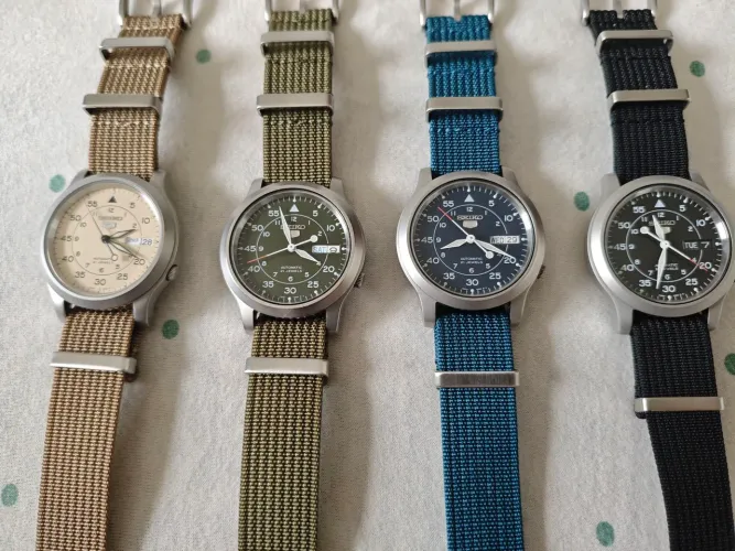 Coleção Relógios Seiko Militar 