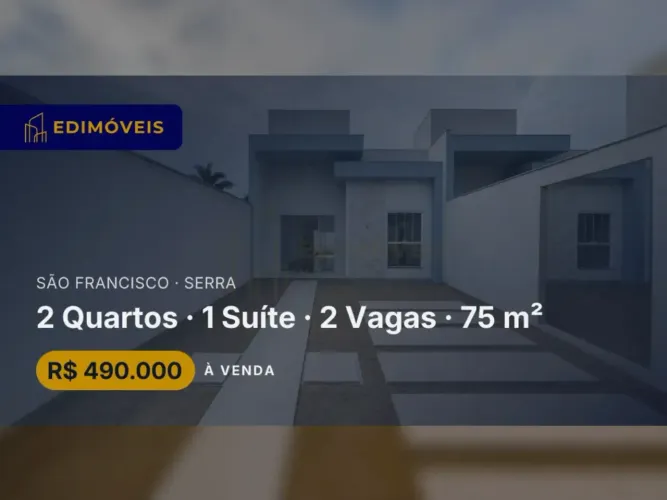 Casa 2 quartos em São Francisco, ampla e bem localizada, venha conhecer!