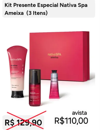 Kit Presente Nativa SPA Ameixa