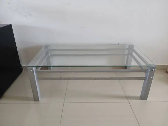 Centro/mesa de vidro