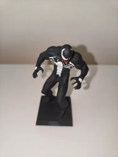 Miniatura Venom Eaglemoss Marvel Metal + Caixa + Fascículo