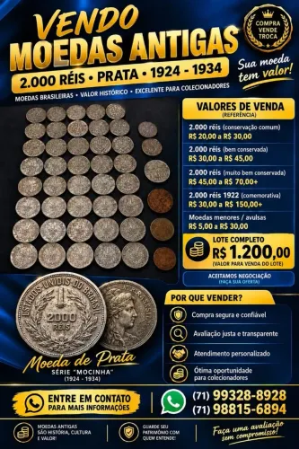 Venda de moedas