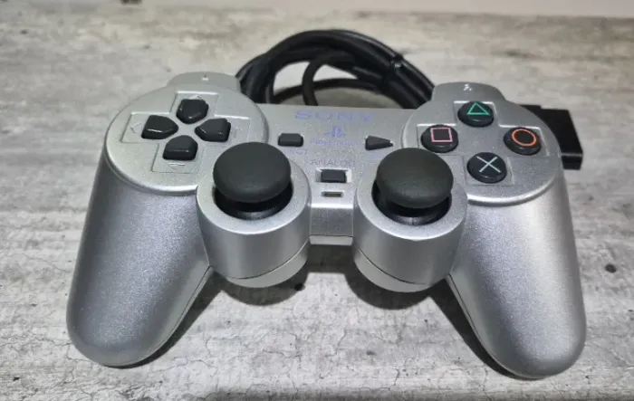Controle Ps2 Prata e Ps3 Branco
