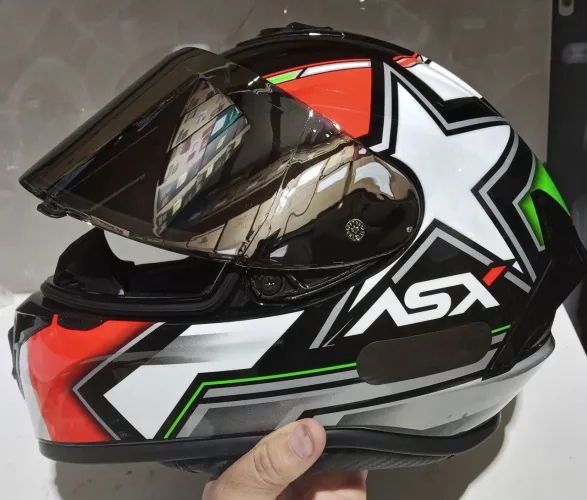Capacete ASX DRAKEN PILOT TM: 58 NOVO MOSTRUÁRIO 