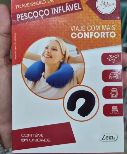TRAVESSEIRO DE PESCOCO INFLÁVEL<br>REF: ZUN3209