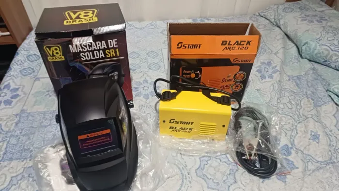 Máquina de solda + máscara