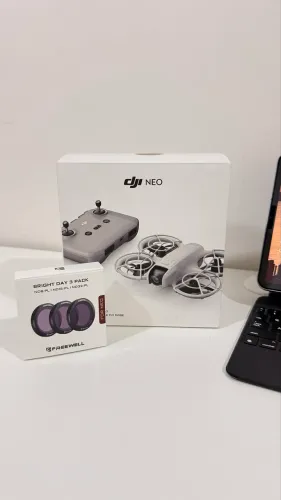 Drone Dji neo, combo Fly more, lentes freewell