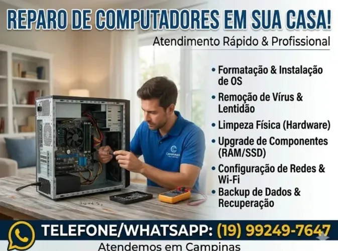Manutenção de computadores em domicílio