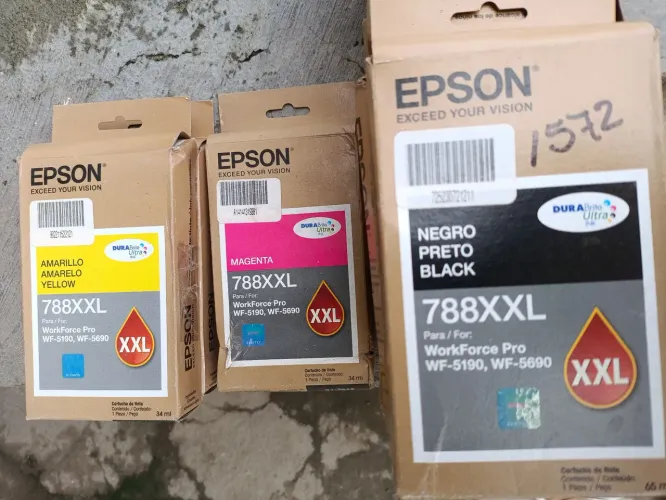 Cartucho epson 788xxl KMY originais lacrados vencidos