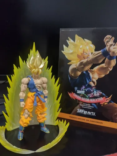 Goku Tamashii Nations sh figuarts bandai exclusivo edição de aniversário
