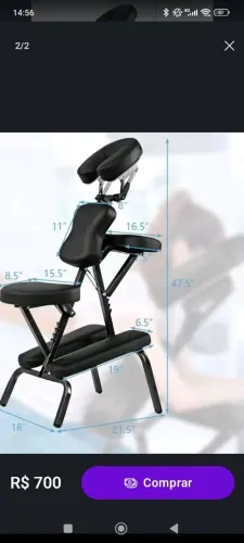 Cadeira de massagem