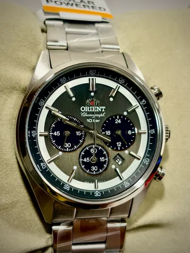 Relógio Orient NEO70s Japonês - Panda | Solartech - Novo