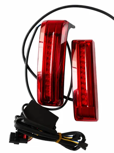 Lanterna LED para Alforje Harley-Davidson Touring 2014 a 2022 - Vermelha (Par)