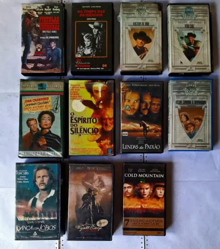 Fitas VHS de Faroeste ( Lote)