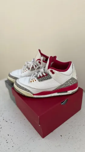 Jordan 3 Cardinal Red 2022 Original | Tam. (40)