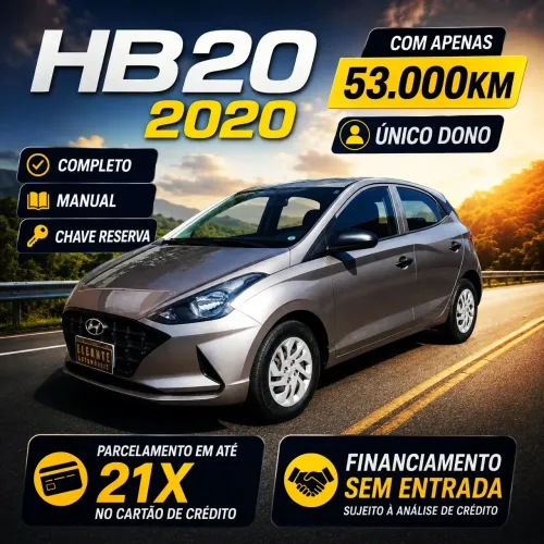 Hyundai HB20 Sense 1.0 Flex 12V MEC 2020