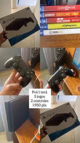 Ps4 1 terá com 2 controles