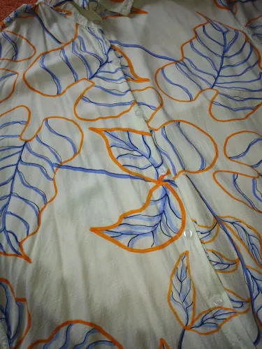 Camisa estampada pequeno estilo havaiano