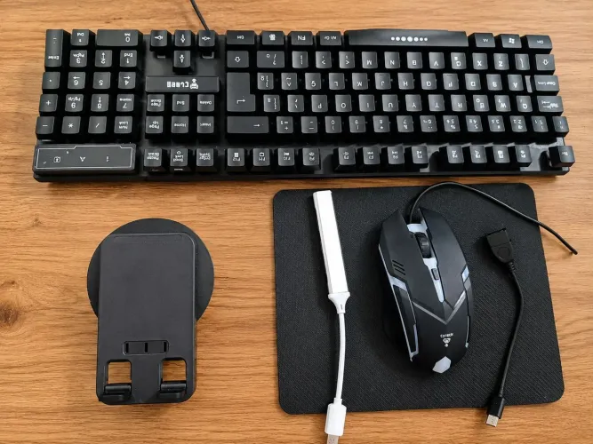 ? KIT GAMER RGB - R$ 100 ?