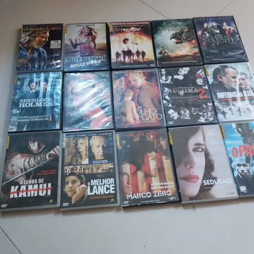 DVD 15 FILMES PARA AMANTES DE MÍDIA FÍSICA