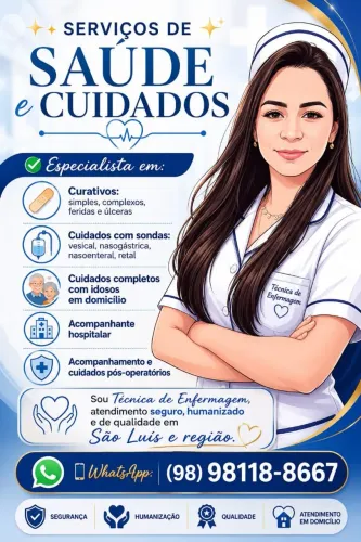 Acompanhante hospitalar/Cuidadora/técnica