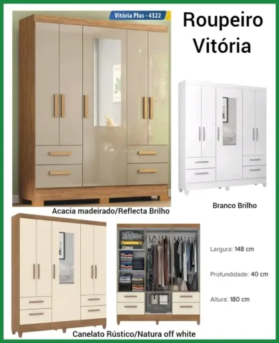 Guarda roupa vitórias 