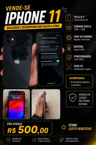 iPhone 11 preço desapego faço envio também por minha conta