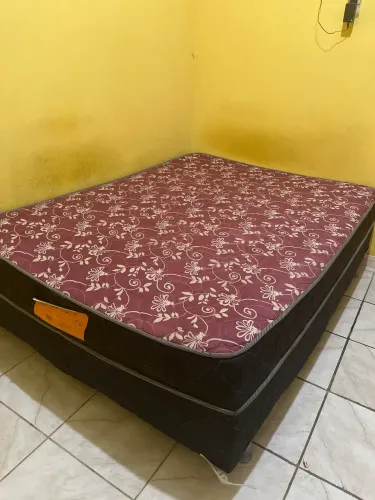 Cama Box Iara Casal Conjugada em Mola Bonnel