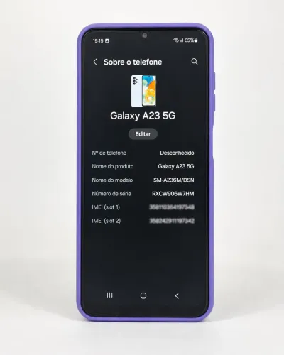 Samsung Galaxy A23 5G com caixa ? conservado