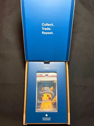 Pikachu grey hat psa 9