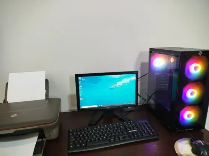 Computador/PC Gamer I5 - Ram 16GB - Placa Video 32, com Impressora HP Deskjet 3056A
