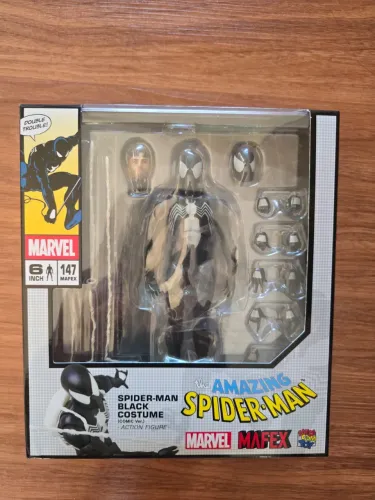 SPIDER-MAN BLACK COSTUME mafex
