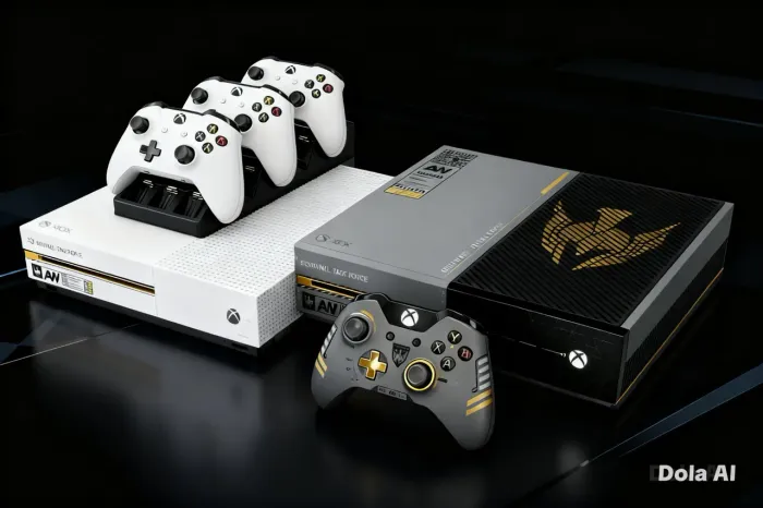 DOIS XBOX ONE - EDITION CALL OF DUTY + XBOX ONE S! COM 3 CONTROLES  + CARREGADOR DE PILHAS