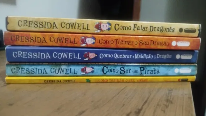 5 volumes de como treinar seu dragão