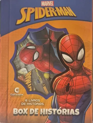 Box c/ 6 minilivrinhos "Spider Man" (Homem Aranha), da Culturama