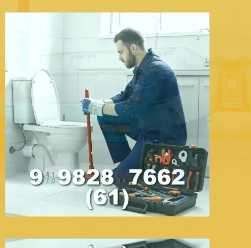 Desentupimento rápido e eficiente! Contato: 61?9?9828?7662 - Confiança.