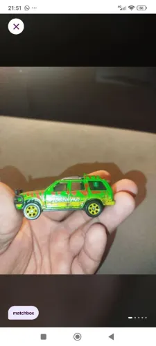 Miniaturas Jurassic park e Jurassic word Matchbox