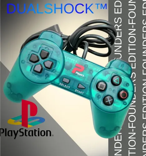 dualshock ps1 - 2 unidades - marca players colecionador
