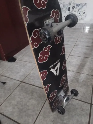 Skate Completo com Shape Estilo Akatsuki - Conservado