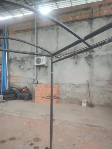 Barraca pra frutaria, churrasco 