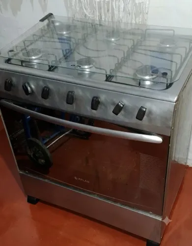 Vendo Fogão inox Atlas 6 bocas 