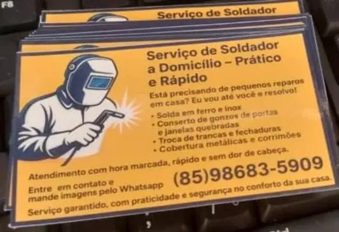 Serviço de solda