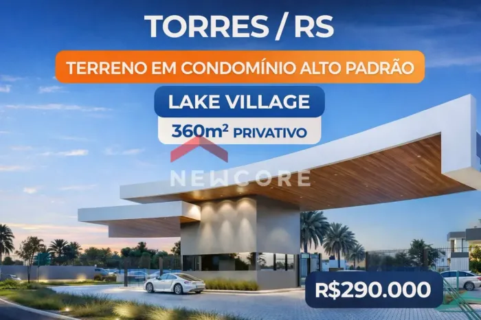 Lote em condomínio em Estrada dos Cunhas - Praia Itapeva - Torres/RS